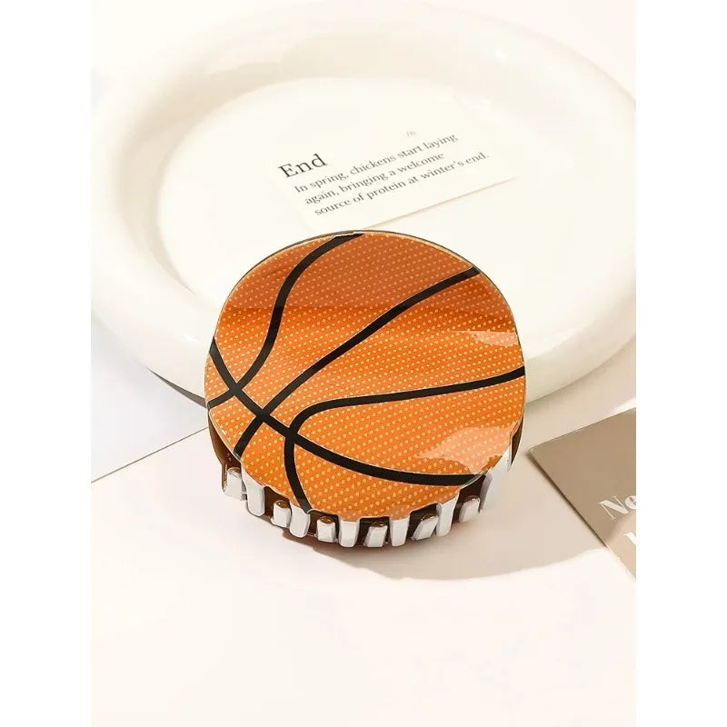 Sports Shark Claw Hair Clips – Basketball & Football Design Shark Claw Hair Clip Babs
