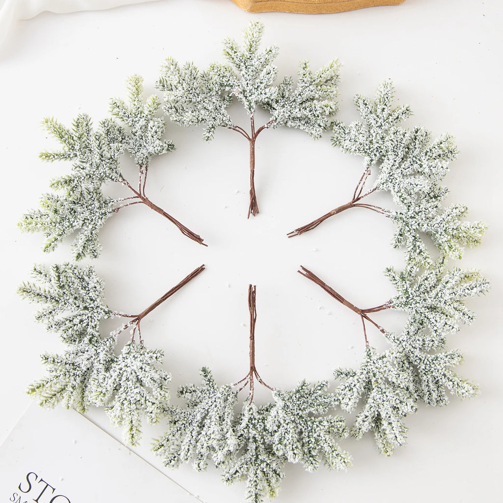 6PCS Artificial Cactus Leaves for DIY Wreaths & Home Decor Artificial Decor Plants Babs