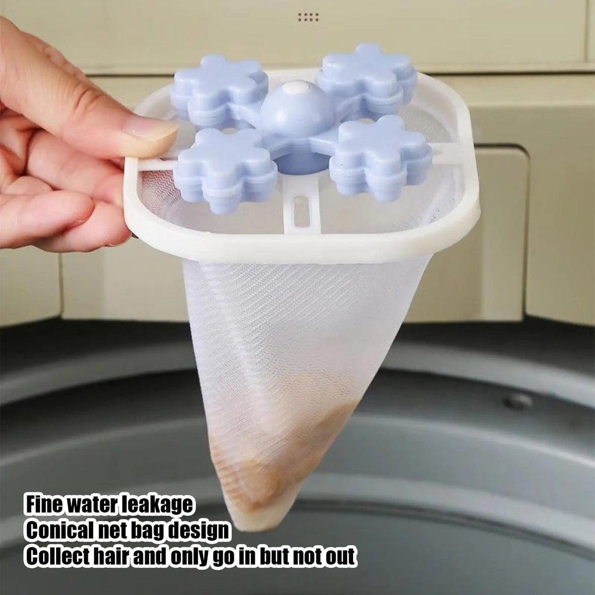Reusable Washing Machine Lint & Pet Hair Catcher Filter Laundry Lint Catcher Babs
