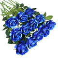 Artificial Silk Red Rose Bouquet for Wedding & Home Décor Artificial Flower Bouquet Babs L 10pcs