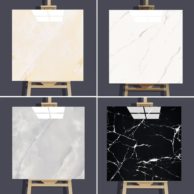 10pcs PVC Marble Tile Wall Stickers – Waterproof Self-Adhesive Decal Wall Tile Stickers Babs