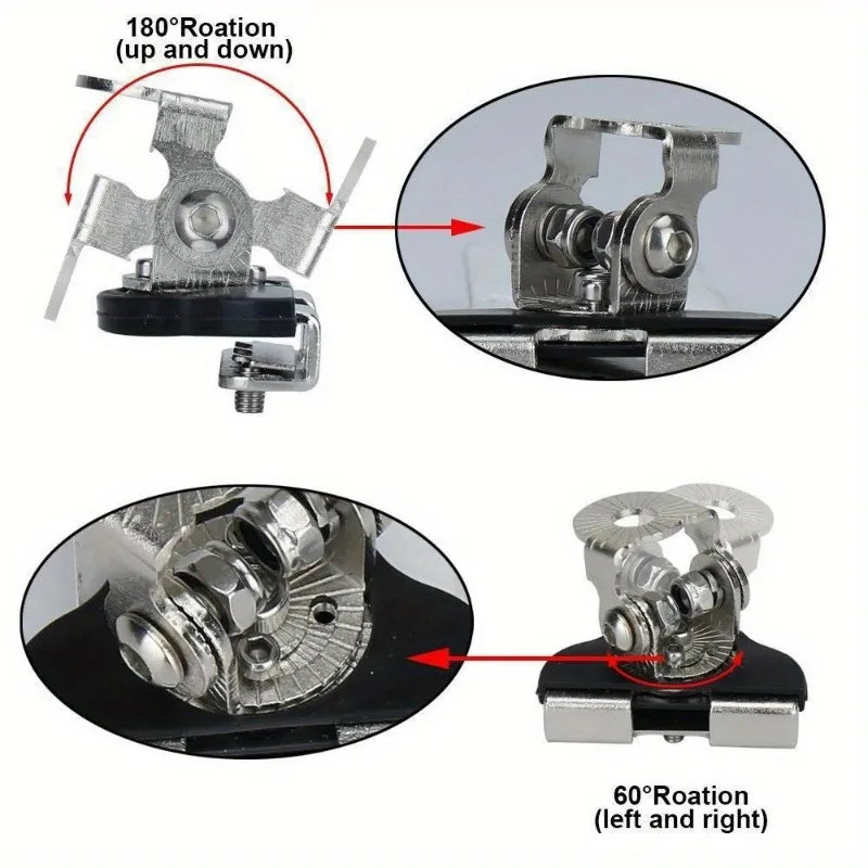 Universal LED Light Bar Bracket Clamp – Off-Road 4x4 Mount Light Mount Bracket Babs