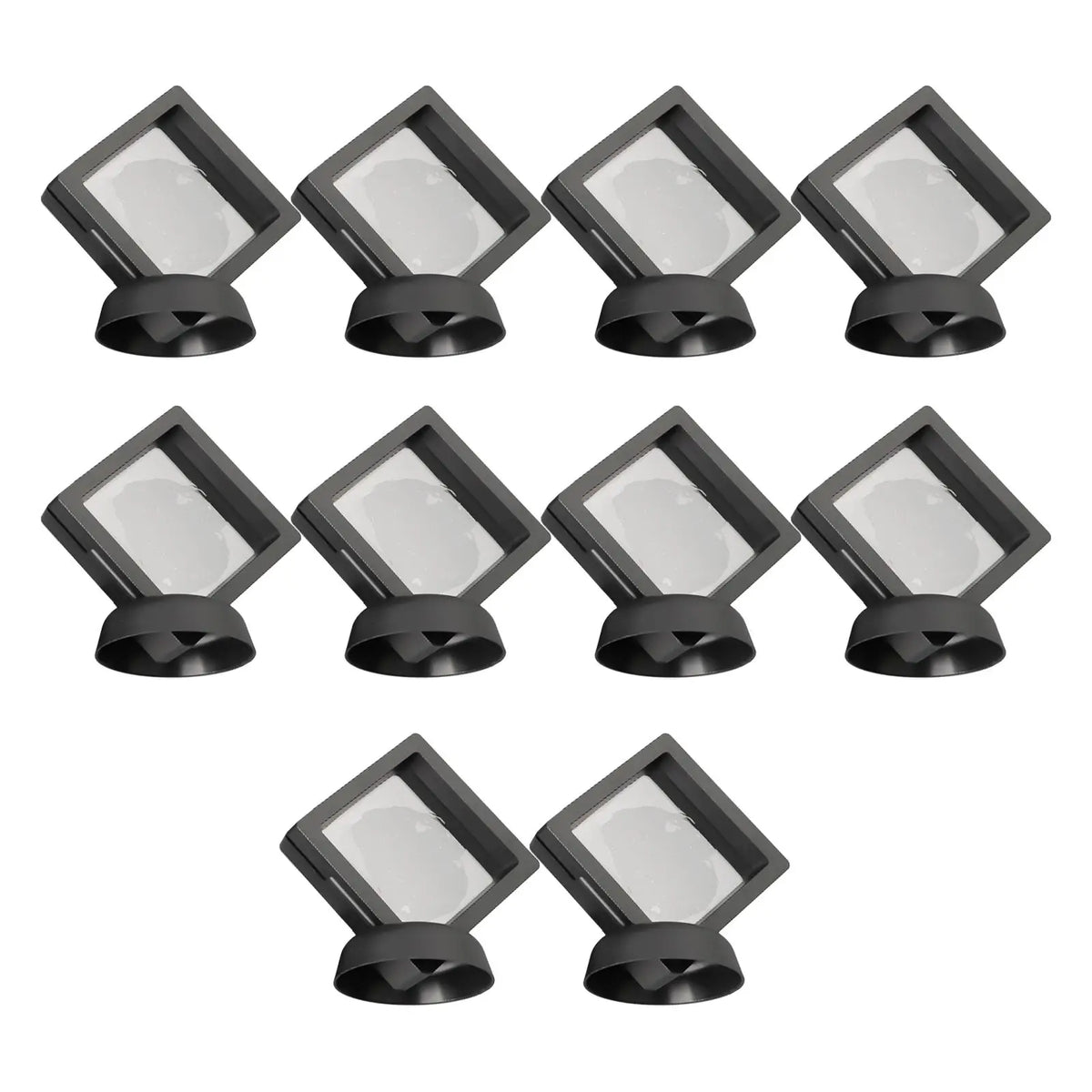 3D Floating Display Case for Jewelry, Coins & Collectibles Floating Display Case Babs Black 10PCS