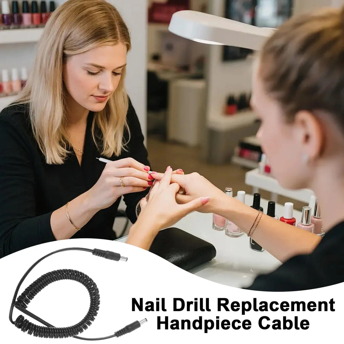 Nail Drill Cord Replacement – Manicure Machine Power Wire Nail Drill Accessory Babs