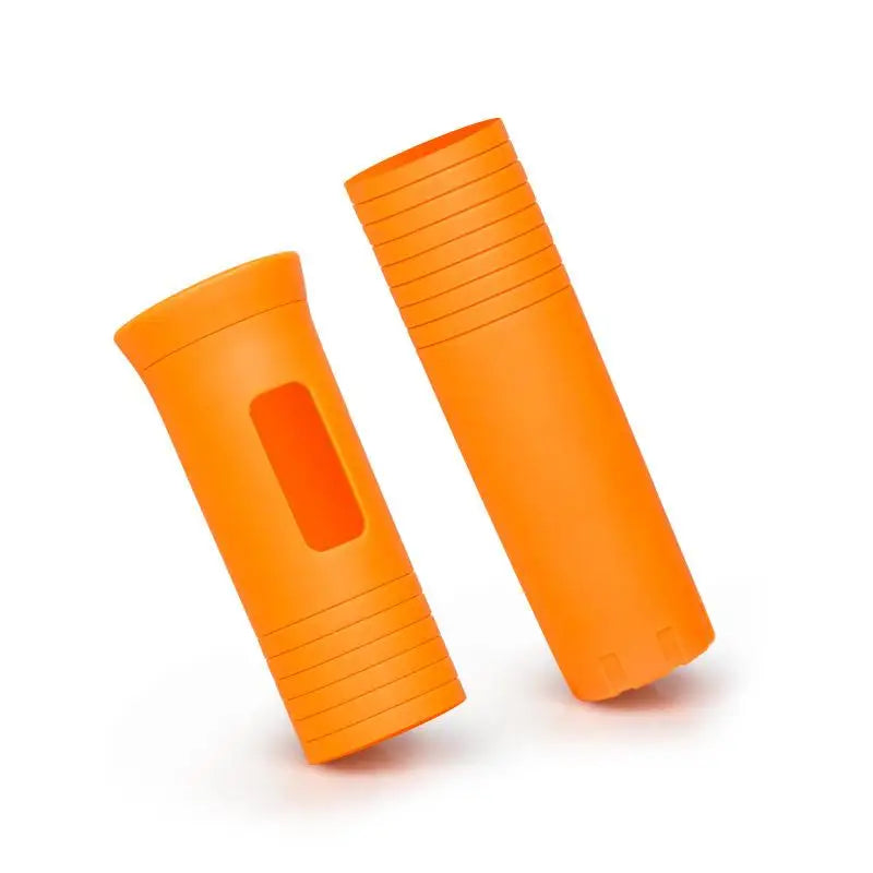 Wireless Mic Rubber Handle Cover – Non-Slip KTV Sleeve Set Mic Handle Cover Babs orange