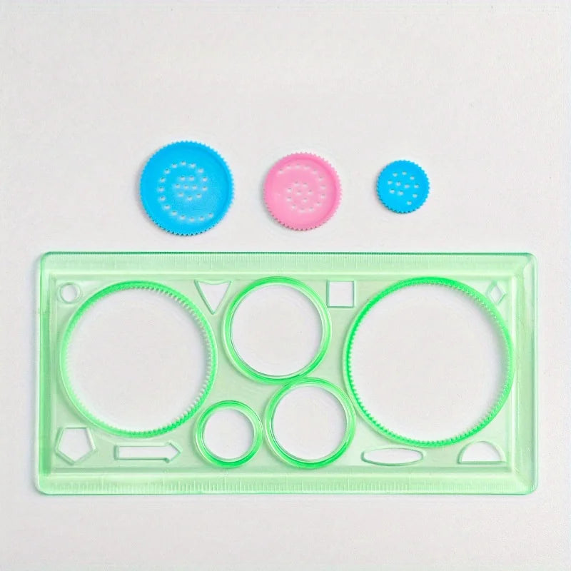 DIY Drawing Ruler Kit – Plastic Measuring Tool for Artists Drawing Ruler Kit Babs Green