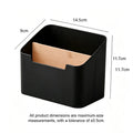 Remote Control Organizer Box – Multipurpose Desktop Storage Desktop Storage Organizer Babs Black