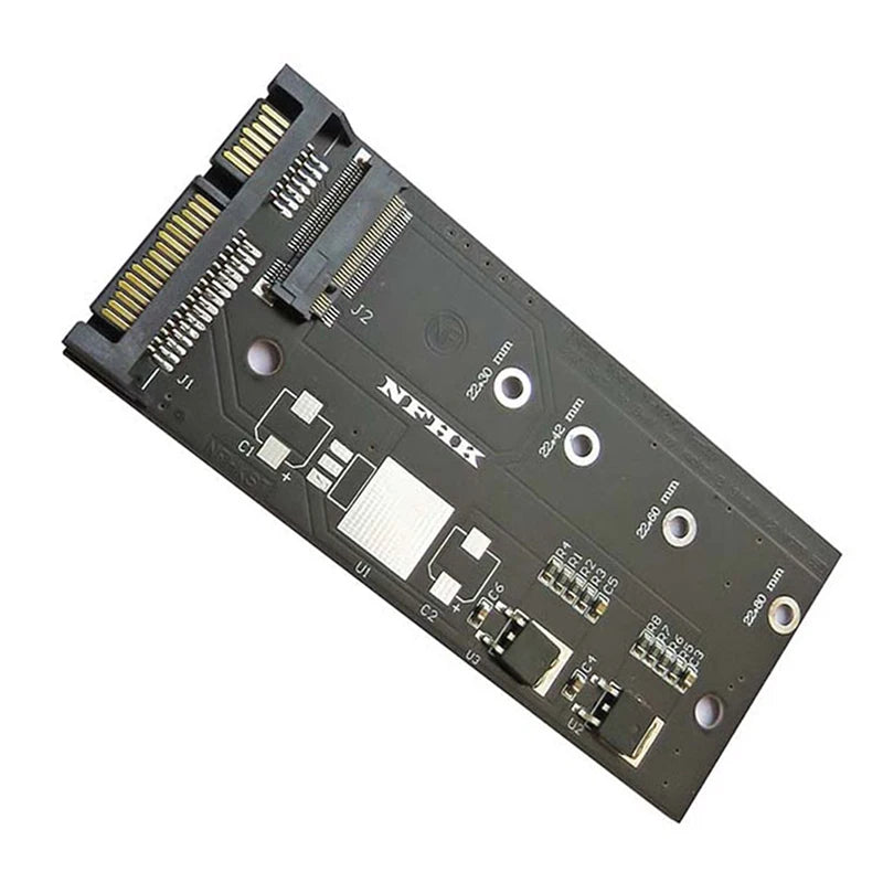M.2 NGFF SSD to 2.5" SATA Adapter Riser Card | HUXUAN SSD Adapter Card Babs