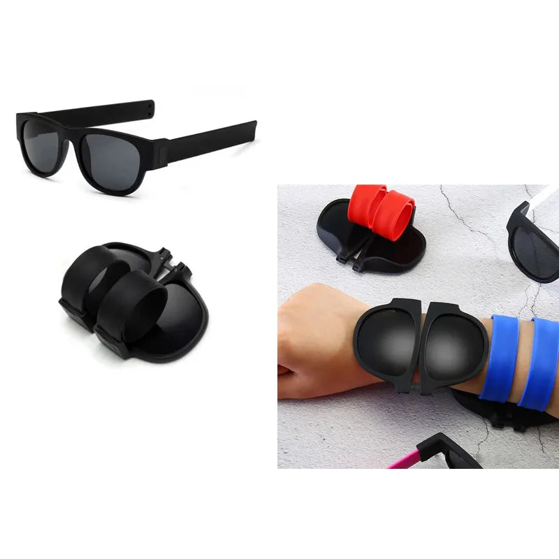 10pcs Folding Eyeglasses Wristband Bracelets – Party Favors Costume Accessory Set Babs mix colors