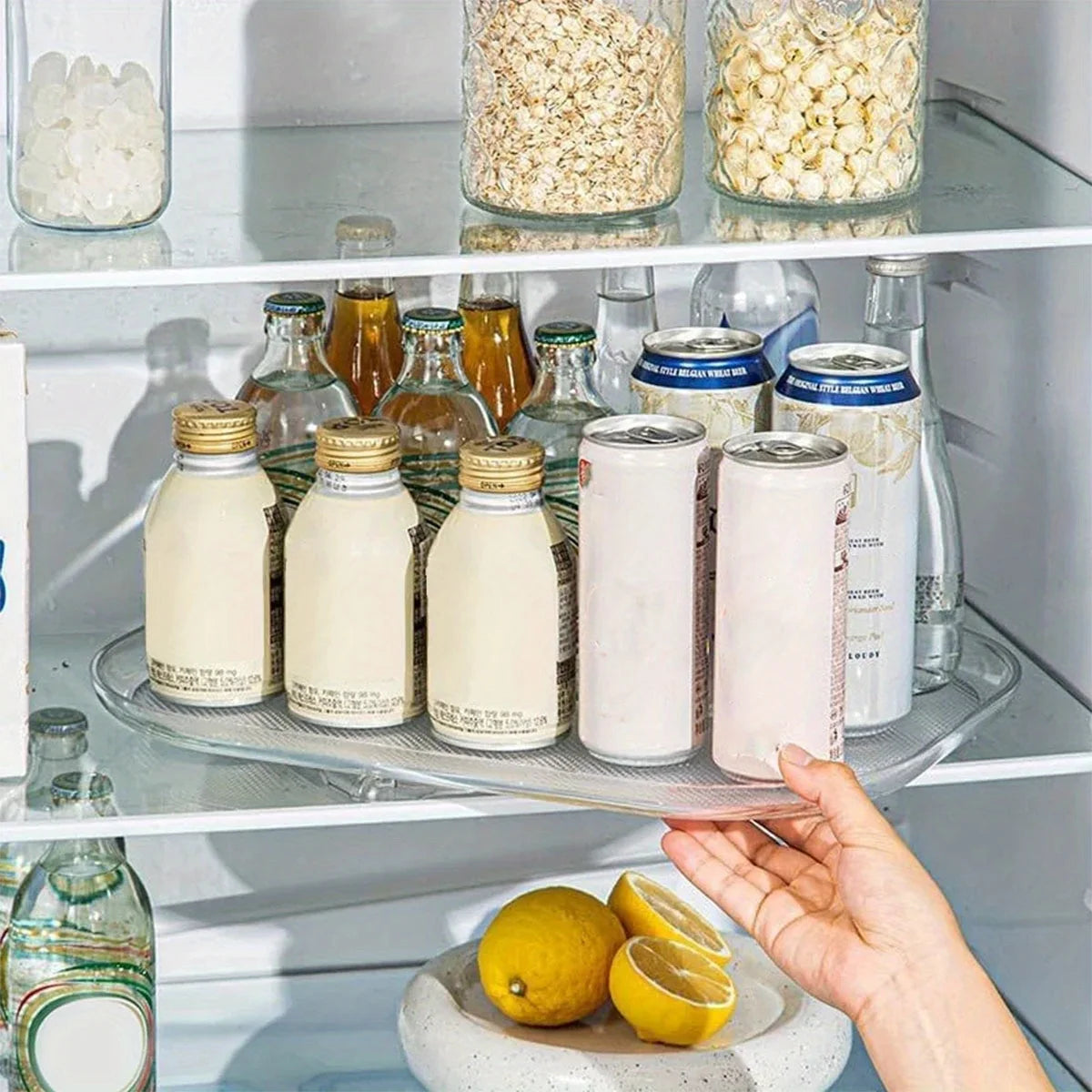 360° Rotating Storage Tray | Kitchen & Fridge Turntable Rotating Storage Tray Babs