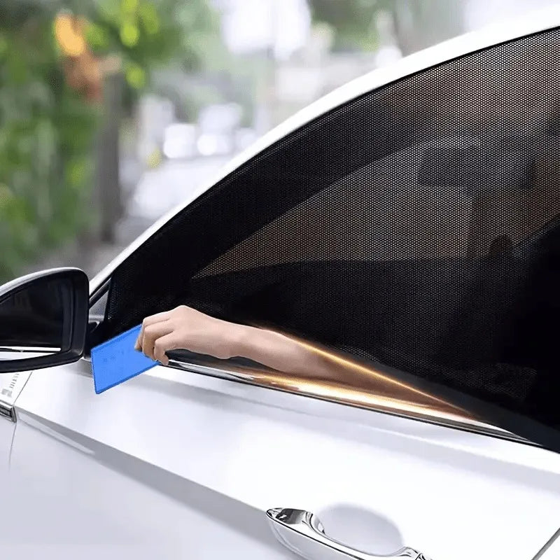 Car Sunshade Mosquito Net Curtain – Breathable Window Mesh Car Window Sunshade Babs