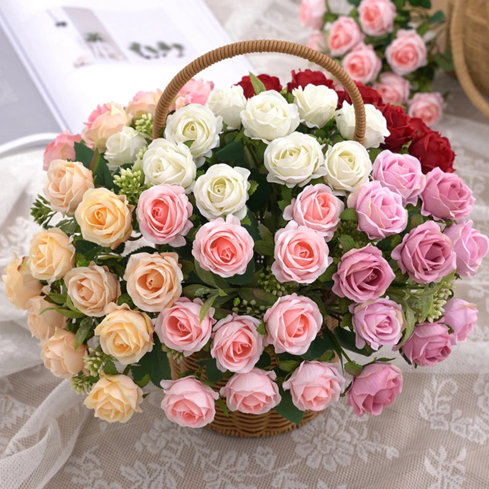 Artificial Silk Roses – Wedding, Home & Party Decoration Artificial Silk Flowers Babs