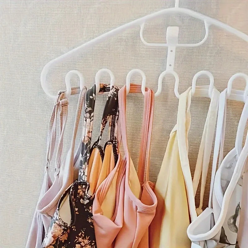 2pcs Plastic Clothes Hangers with Adjustable Clips – Space-Saving Clothes Hangers Babs