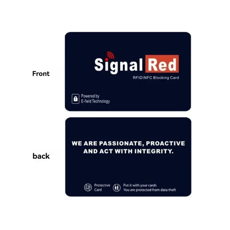 5-Pack RFID Blocking Cards – NFC Signal Blocker for Wallet RFID Blocking Card Babs