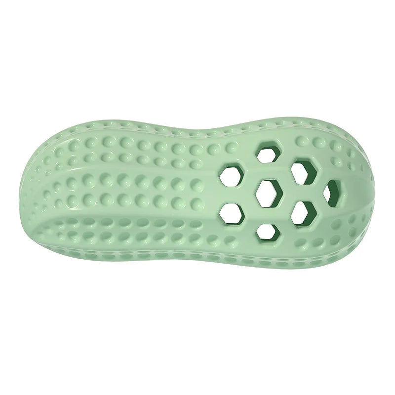 TPR Peanut Dog Chew Toy – Squeaky & Bite-Resistant Dog Chew Toy Babs G