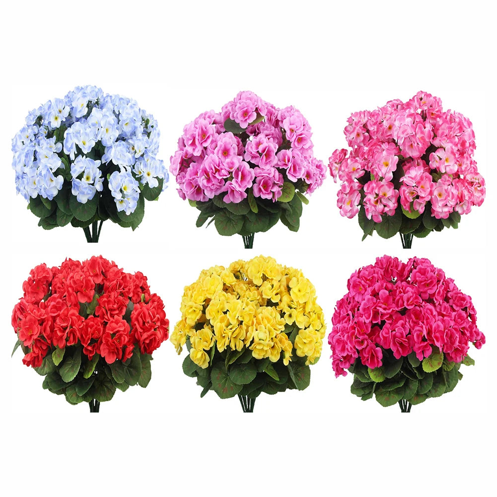 Artificial Silk Begonia Flower Branch – Home & Party Décor Artificial Silk Flower Babs