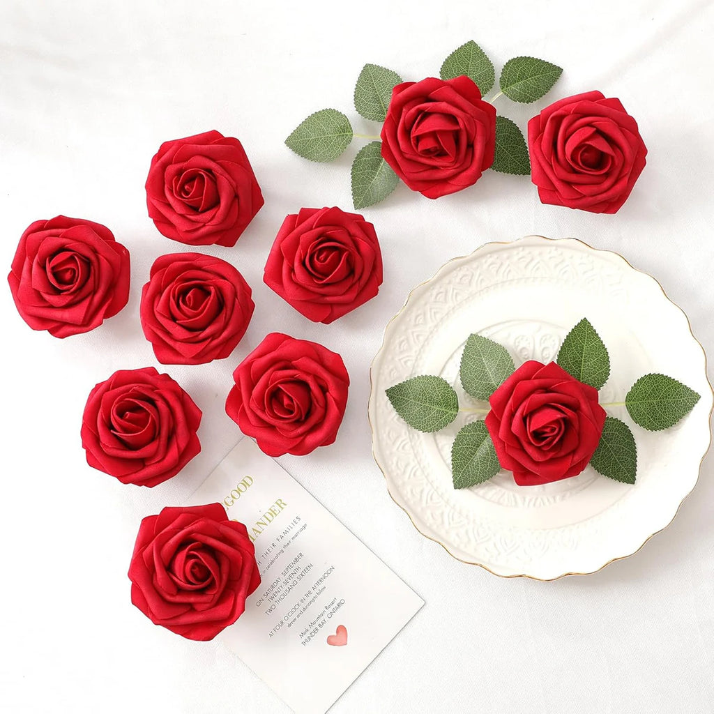 Artificial PE Foam Roses – Wedding, Home & Party Décor Artificial Flowers Babs