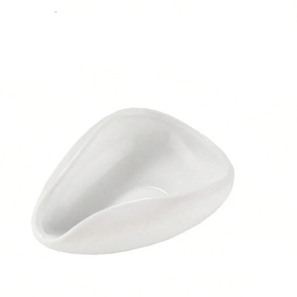 White Porcelain Ceramic Saucer for Tea, Coffee & Kitchen Use Ceramic Kitchen Saucer Babs WHITE