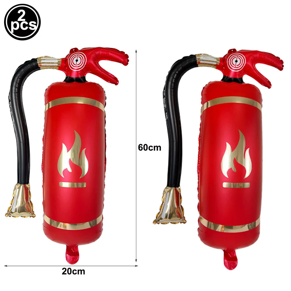 Fire Truck Inflatable Foil Balloons – 3 Styles Party Décor Party Balloons Babs Emerald As pictures show
