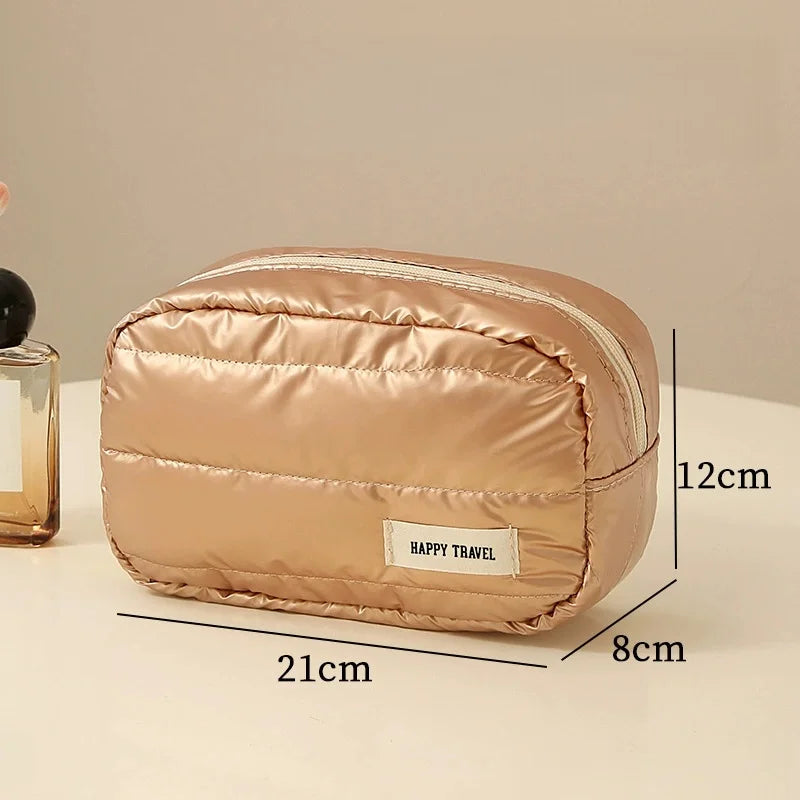 Women's Large Waterproof Travel Makeup & Toiletry Bag Cosmetic Toiletry Bag Babs B-Golden