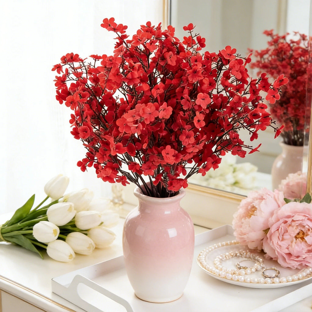 Silk Gypsophila Artificial Flowers – Wedding & Home Décor Artificial Flower Bouquet Babs