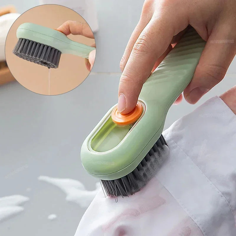 Multifunction Shoe Brush with Auto Soap Dispensing & Soft Bristles Cleaning Shoe Brush Babs