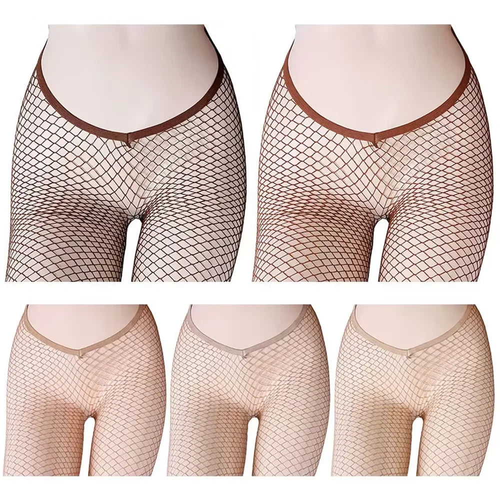 Women's Fishnet Tights – High Waist Mesh Pantyhose for Rave & Dance Fishnet Pantyhose Babs