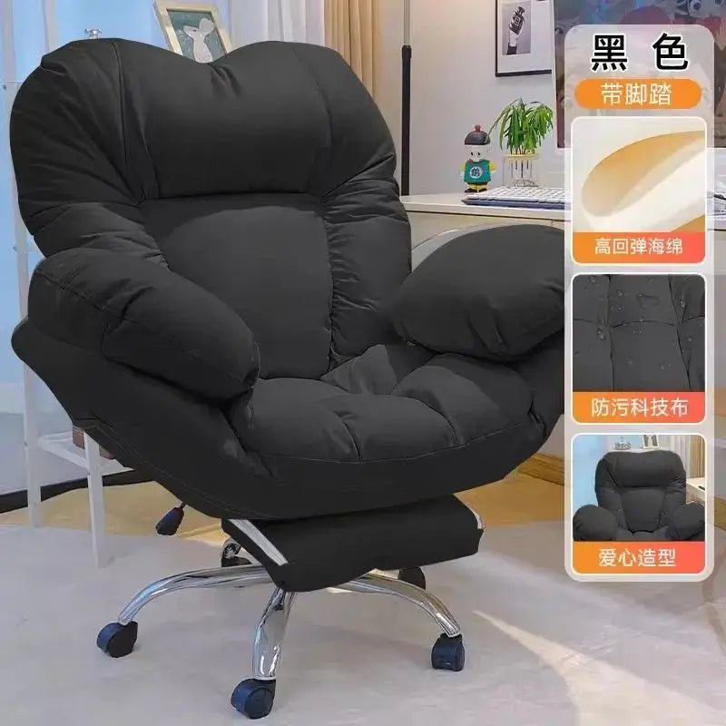 Nordic Modern Reclining Armchair – Luxury Living Room Chair Reclining Armchair Babs Black