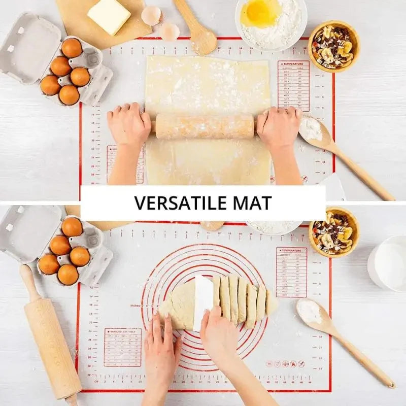 Large Silicone Baking Mat – Non-Stick Pastry & Pizza Dough Mat Silicone Baking Mat Babs