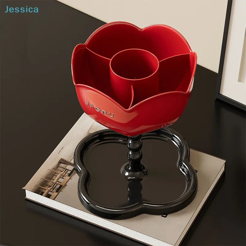 Rose-Shaped Desktop Organizer – Floral Caddy for Keys & More Desktop Storage Organizer Babs