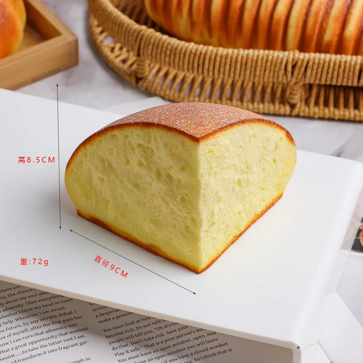 Slow Rebound Squishy Bread Squeeze Toy – Kawaii Desk Ornament Squishy Squeeze Toy Babs I