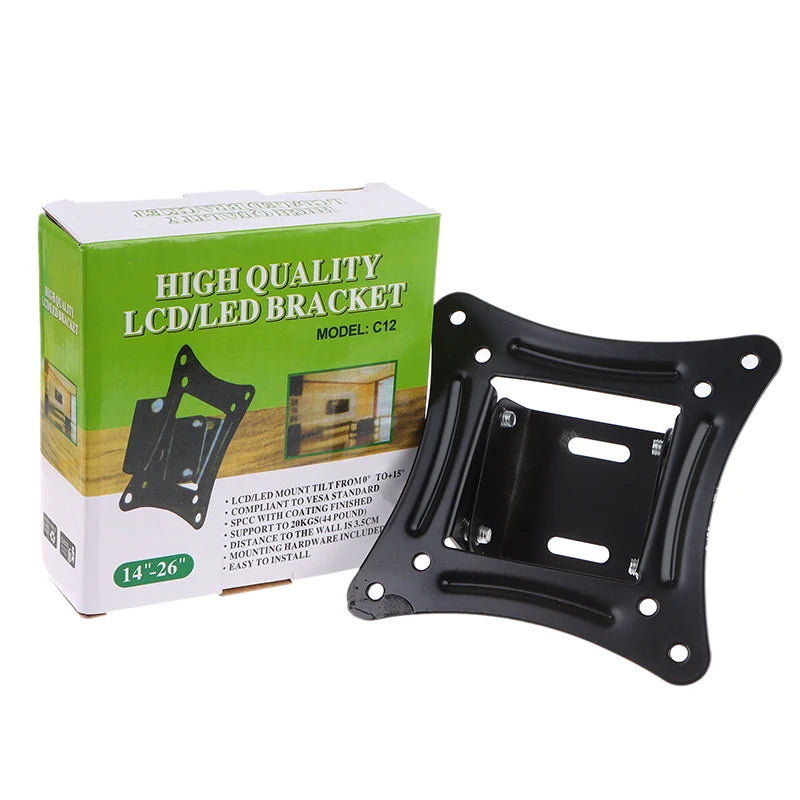 TV Wall Mount Bracket 14–24" LCD LED Monitor VESA 75/100mm TV Wall Mount Babs