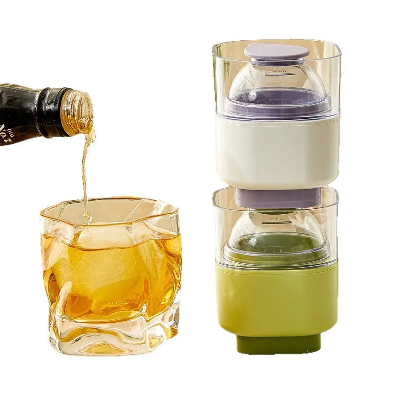 Silicone Ice Ball Mold – Large Round Ice Maker for Whiskey Ice Ball Mold Babs