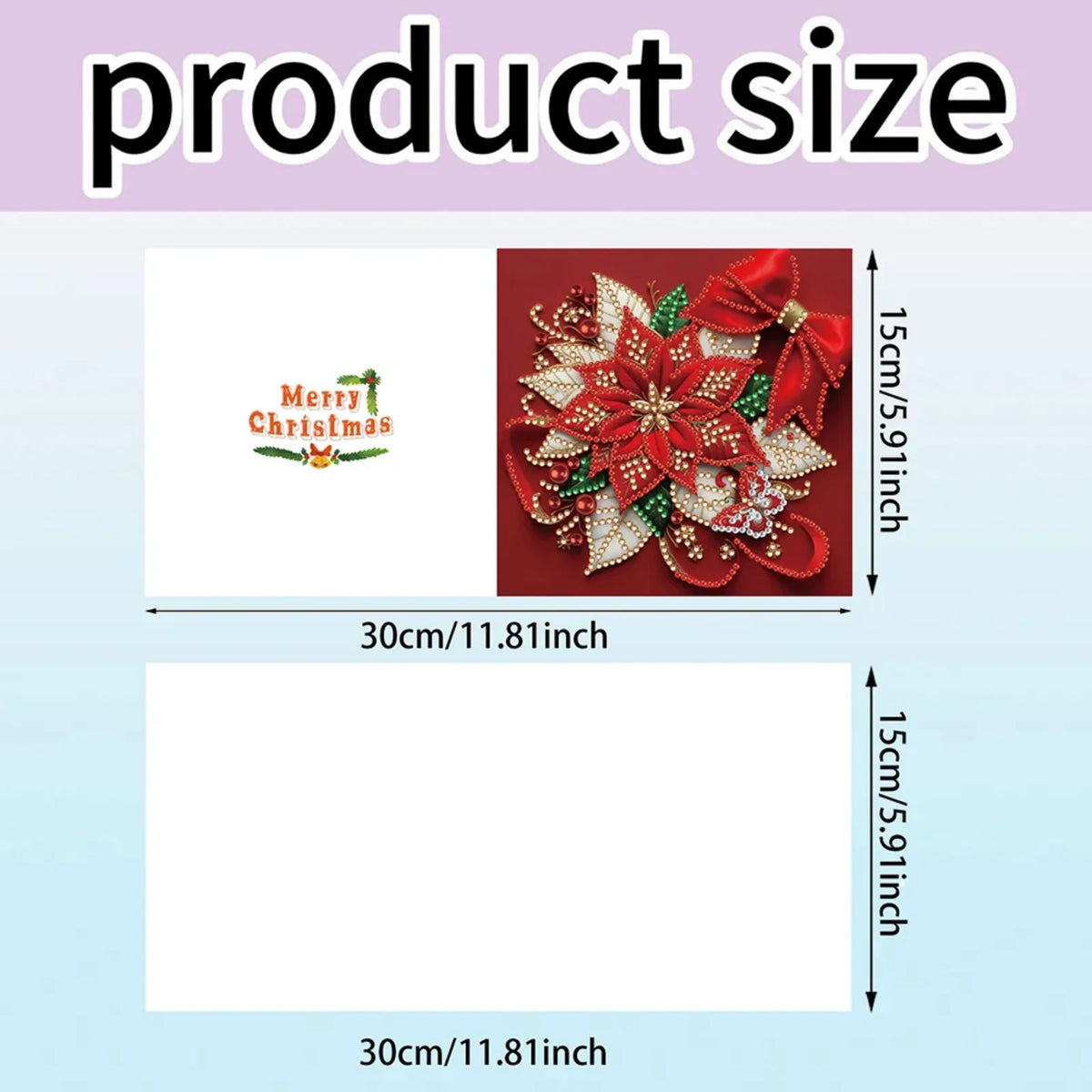 5D DIY Diamond Art Painting Greeting Card Set – 6 Pack DIY Greeting Card Kit Babs