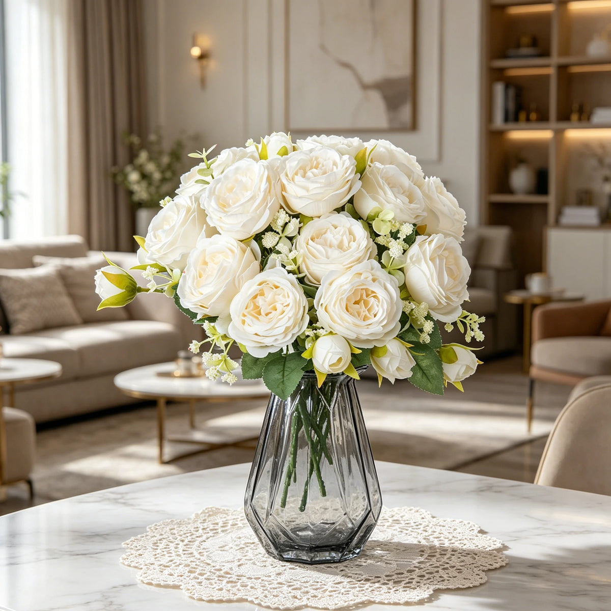 Silk Peony Artificial Flowers – Wedding & Home Decor Artificial Silk Flowers Babs