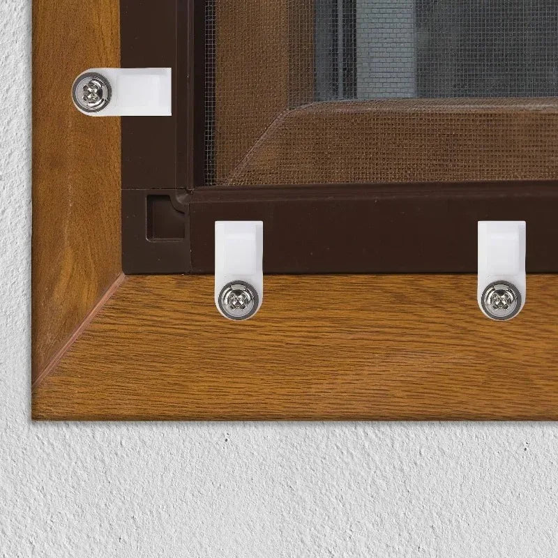 Plastic Window Screen Clips for Mosquito Net – Easy Fixing Clamps Window Screen Clips Babs