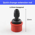 Electric Drill Conversion Chuck – Quick Release Hex Shank Adapter Drill Chuck Adapter Babs Extension Bar