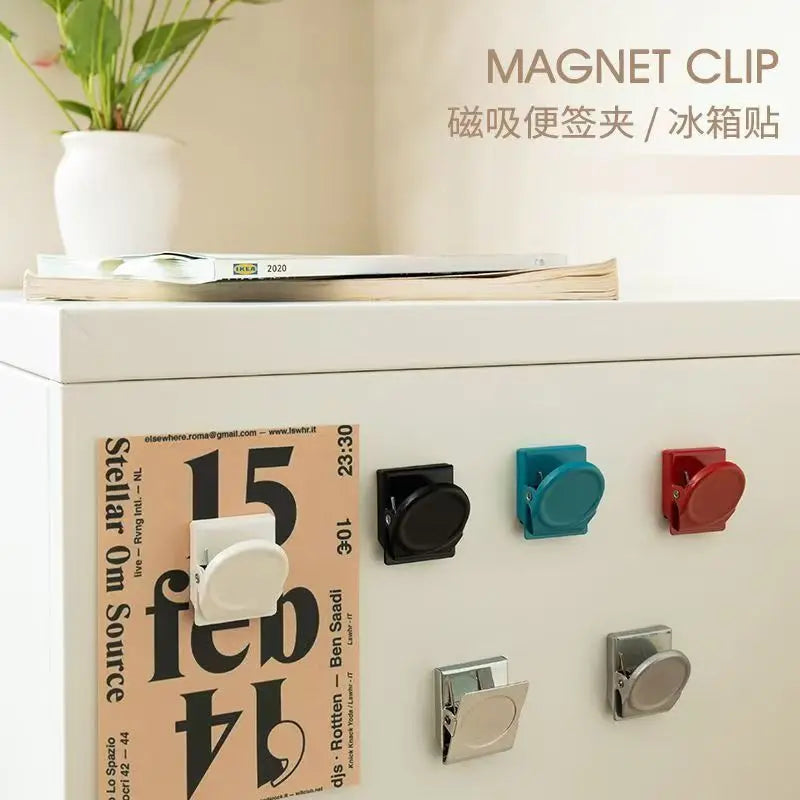 5-Piece Magnetic Clips – Multi-Color Office & Fridge Organizers Magnetic Organizer Clips Babs