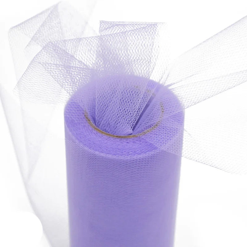 Tulle Roll 15cm x 25 Yards – Wedding & Party Fabric Spool Tulle Fabric Roll Babs 25