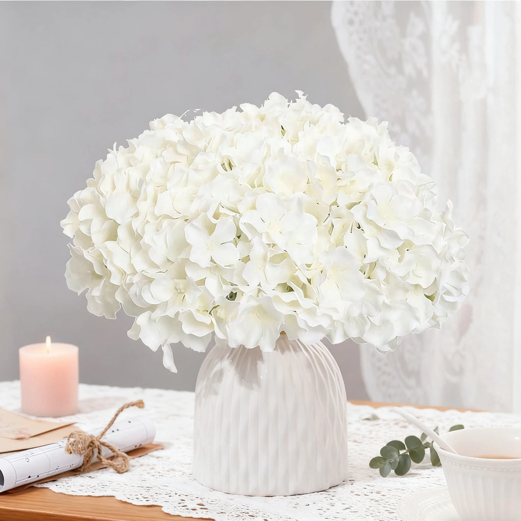 Silk Hydrangea Artificial Flowers | Wedding & Home Décor Artificial Flowers Babs