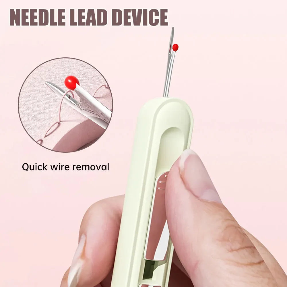 2-in-1 Needle Threader & Seam Ripper Sewing Tool Sewing Accessory Tool Babs
