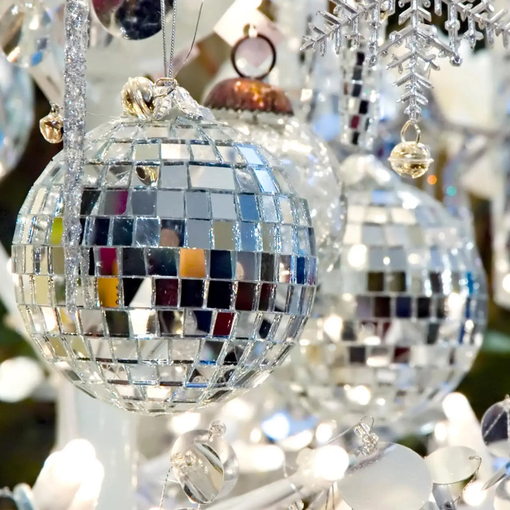 Self-Adhesive Mirror Mosaic Tile Stickers | DIY Disco Ball Decor Mirror Mosaic Stickers Babs