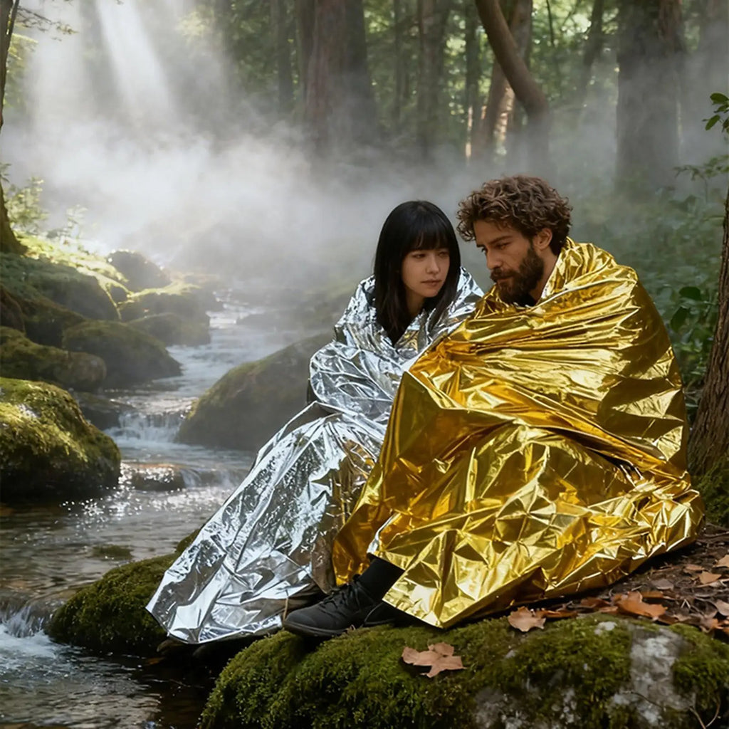 Emergency Survival Blanket – Waterproof Thermal Insulation Camping Emergency Survival Blanket Babs
