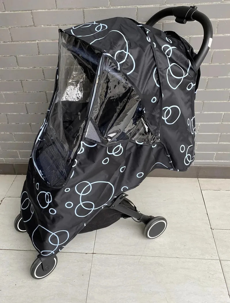 Baby Stroller Rain Cover – Windproof Protective Raincoat Stroller Rain Cover Babs