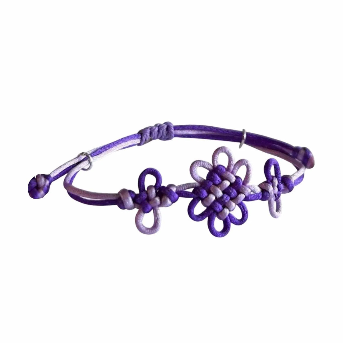 Handmade Braided Cosplay Bracelet | Chinese Knot Anime Wristband Braided Cosplay Bracelet Babs Purple Pink