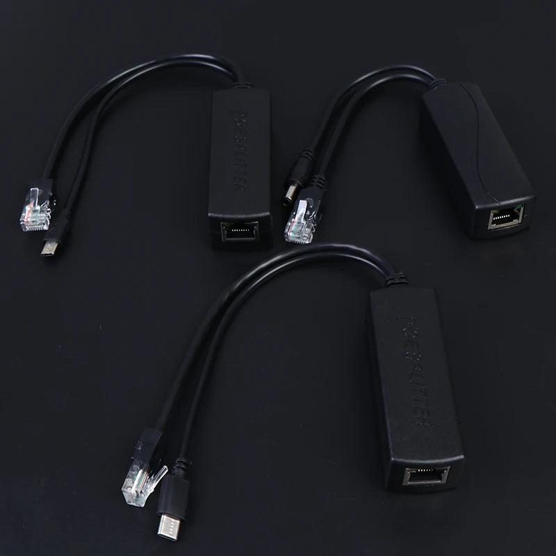 DC 48V to 5V Micro USB POE Splitter – IP Camera Power Module POE Splitter Adapter Babs