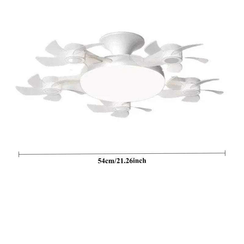 RTONTR LED Ceiling Fan Light | Remote Control & Dimming LED Ceiling Fan Light Babs