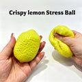 Handmade Lemon Squishy Fidget Ball – ASMR Sensory Squeeze Toy Sensory Fidget Toy Babs Crispy 2pcs