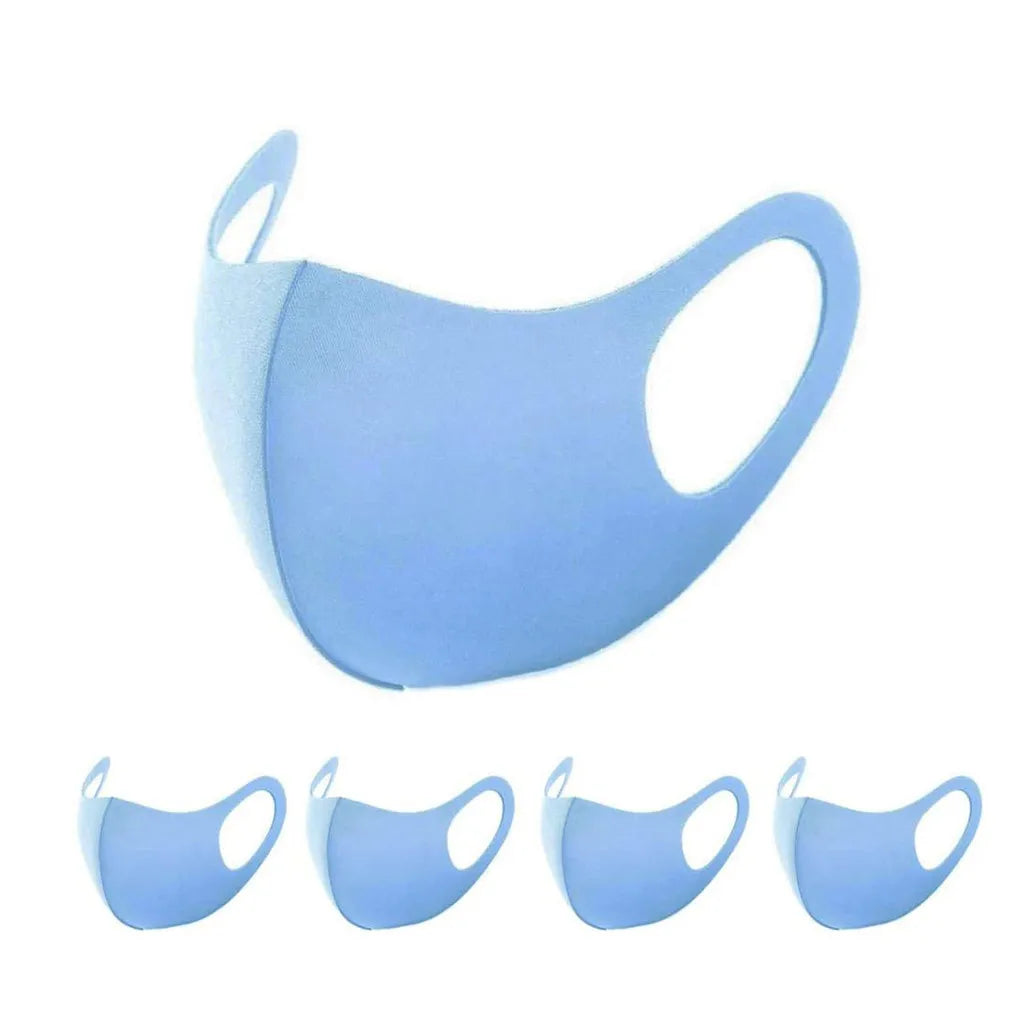 5-Pack Washable Fabric Face Masks – Breathable & Reusable Fabric Face Mask Babs