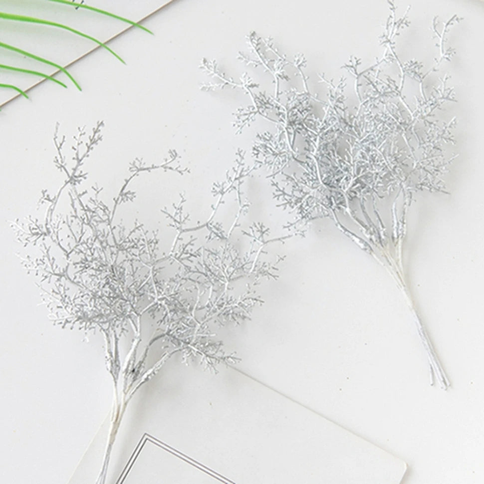 Artificial Gold & Silver Branch Stems – Wedding & Home Decor Artificial Branch Stems Babs